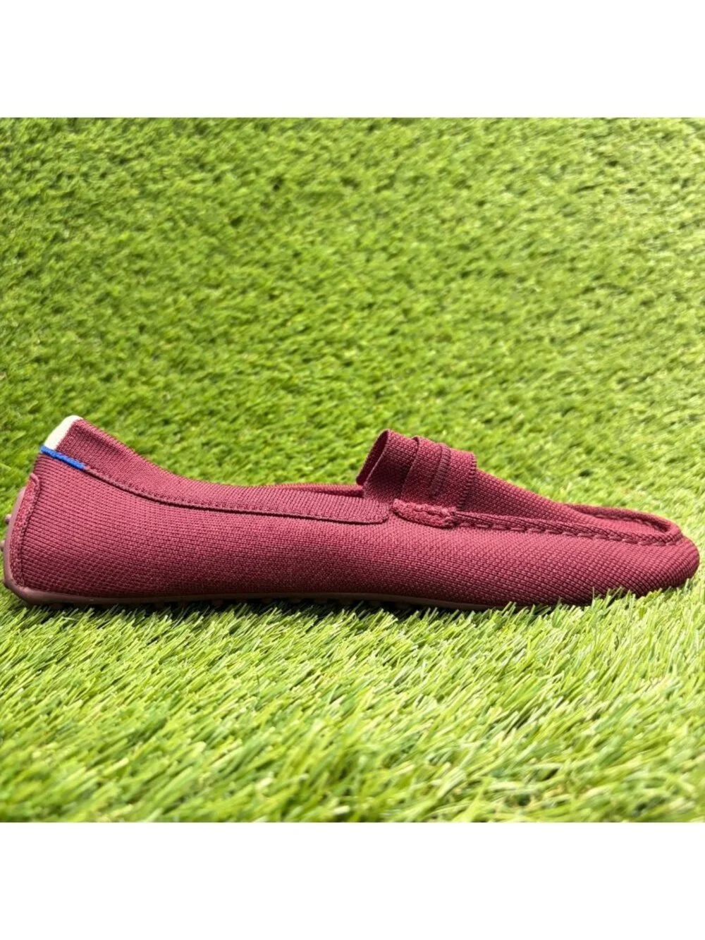 Rothy's The Driver Womens Size 11 Burgundy Casual Walking Slip-On Loafers Shoes